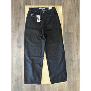 Big Boy Polar Skate Jeans Men Large Black 34x42
